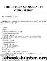 John Gardner - The Return of Moriarty by Unknown