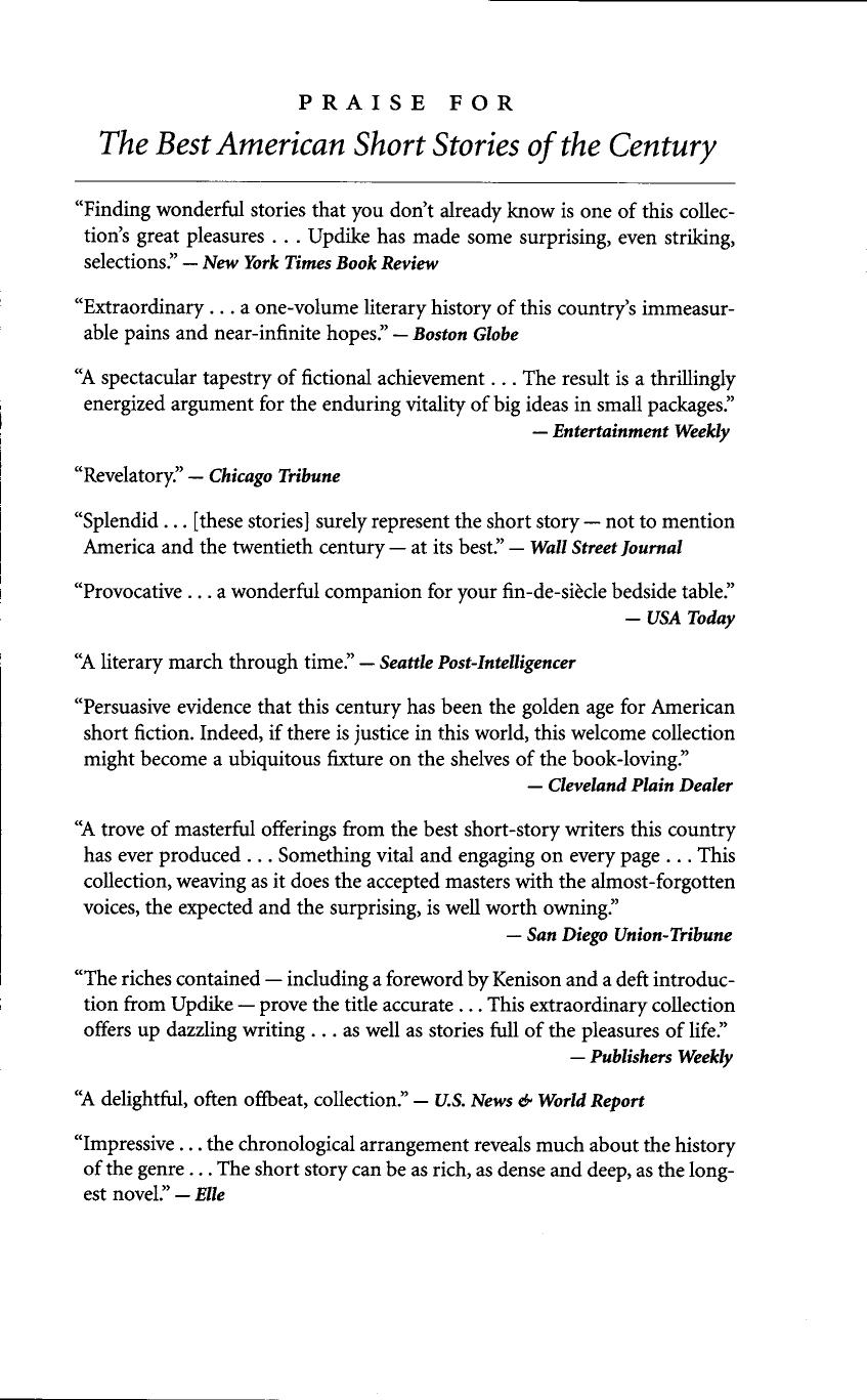 John Updike & Katrina Kenison (eds) by The Best American Short Stories of the Century (pdf)