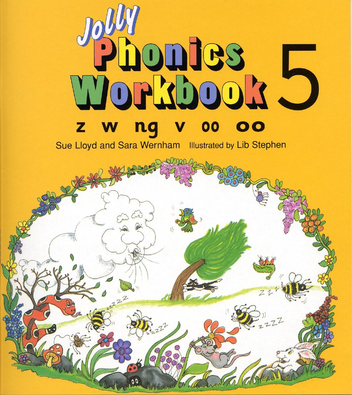 Jolly Phonics Workbook 5 [z w ng v oo] by Unknown