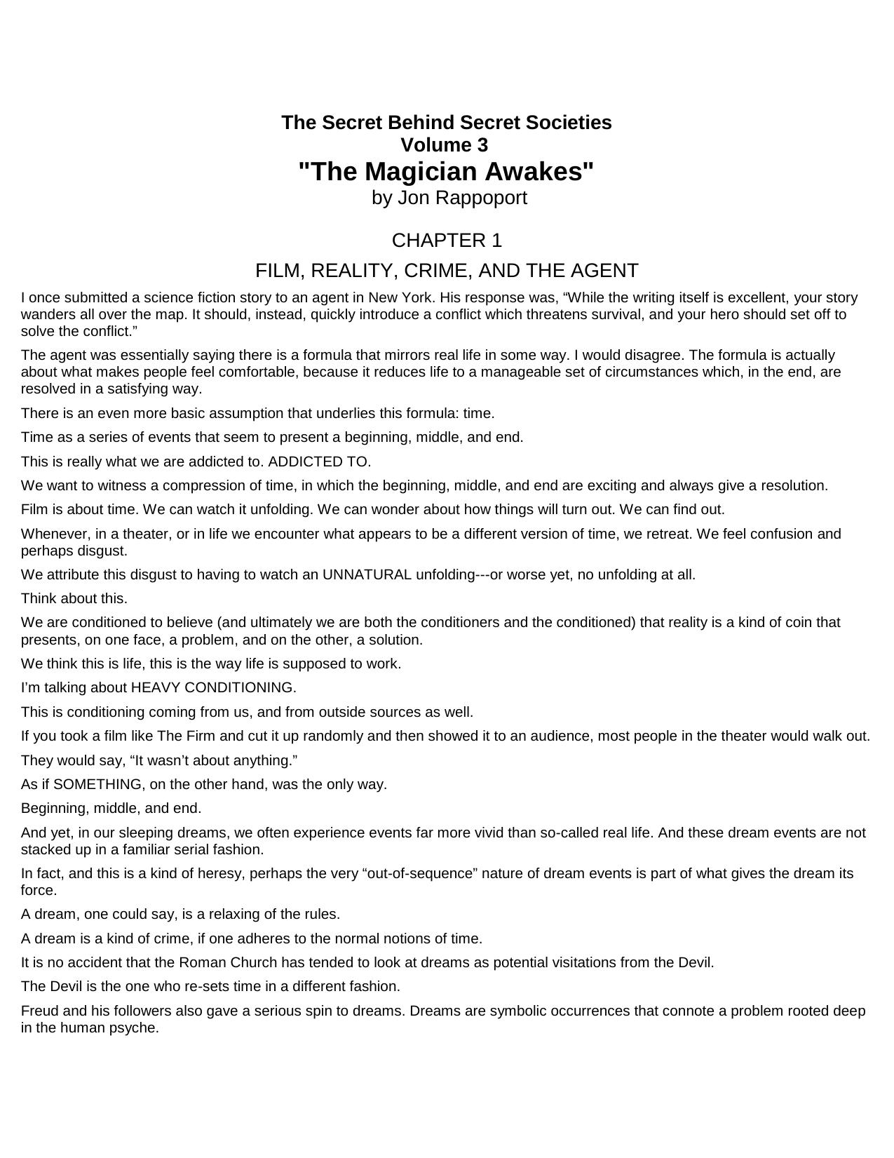 Jon Rappoport - The Secret Behind Secret Societies Volume 3 by Mira i Ogi