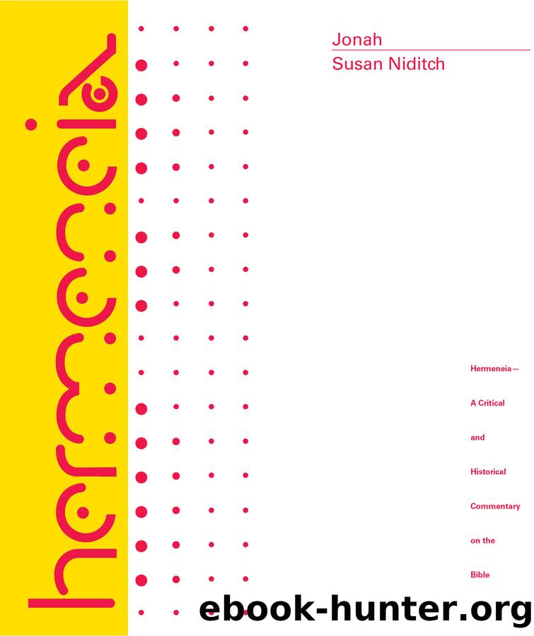 Jonah by Susan Niditch