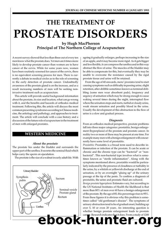 Journal of Chinese Medicine Issue 41-84 (1993-2007) by Unknown