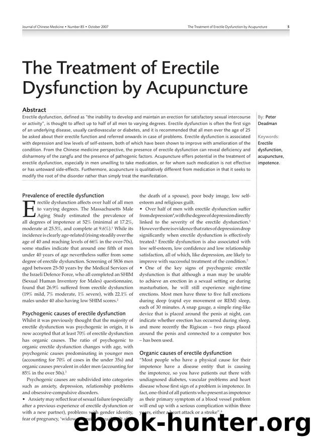 Journal of Chinese Medicine Issue 85-95 (2007-2011) by Unknown