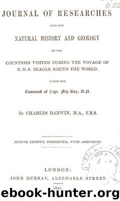 Journal of Researches by Charles Darwin