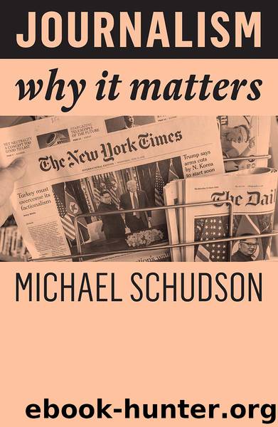 Journalism by Michael Schudson