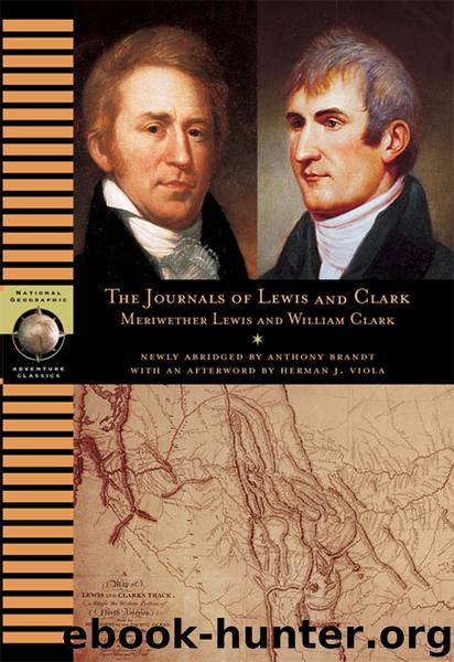 Journals of Lewis and Clark by Meriwether Lewis