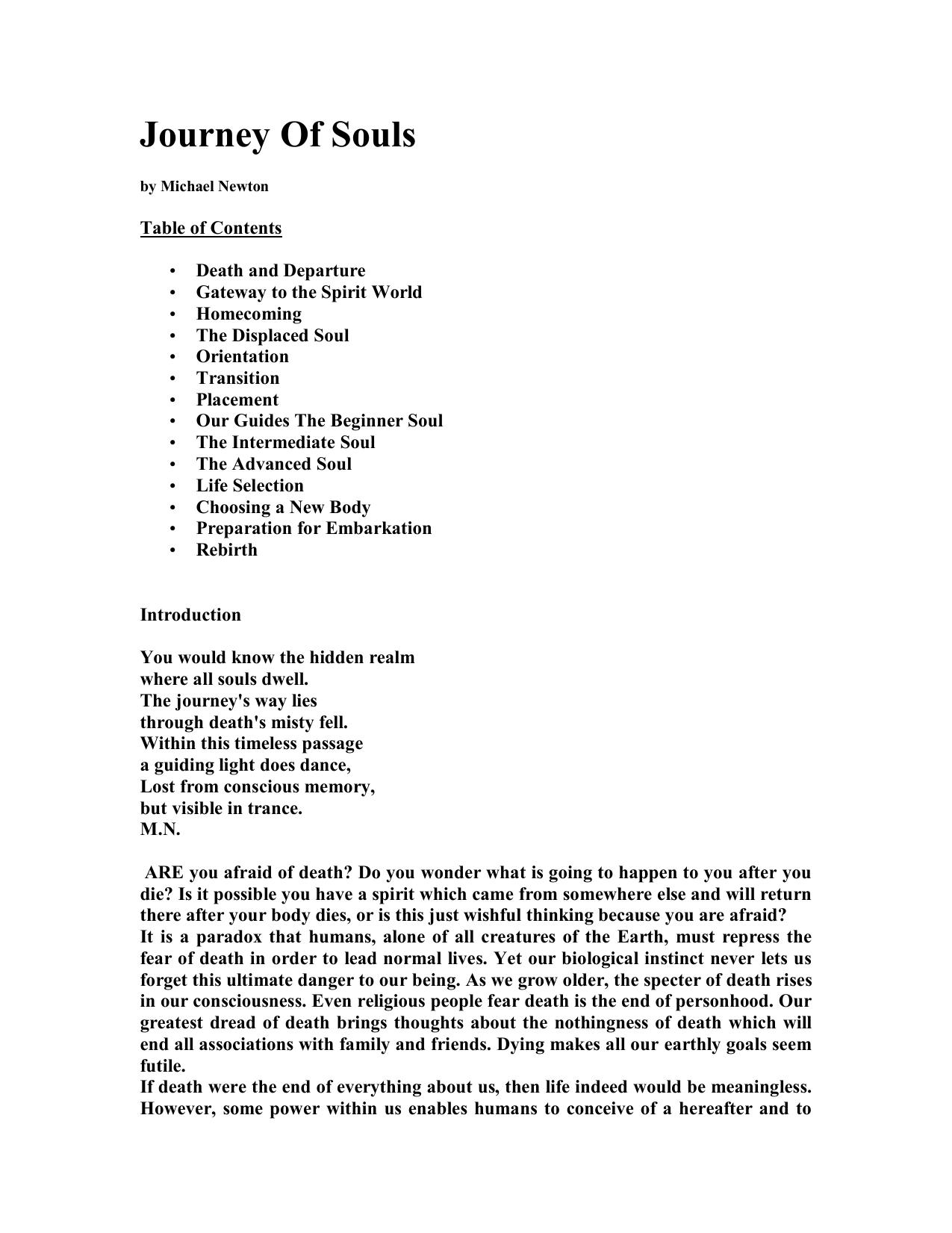 Journey of Souls: Case Studies of Life Between Lives by Michael Newton