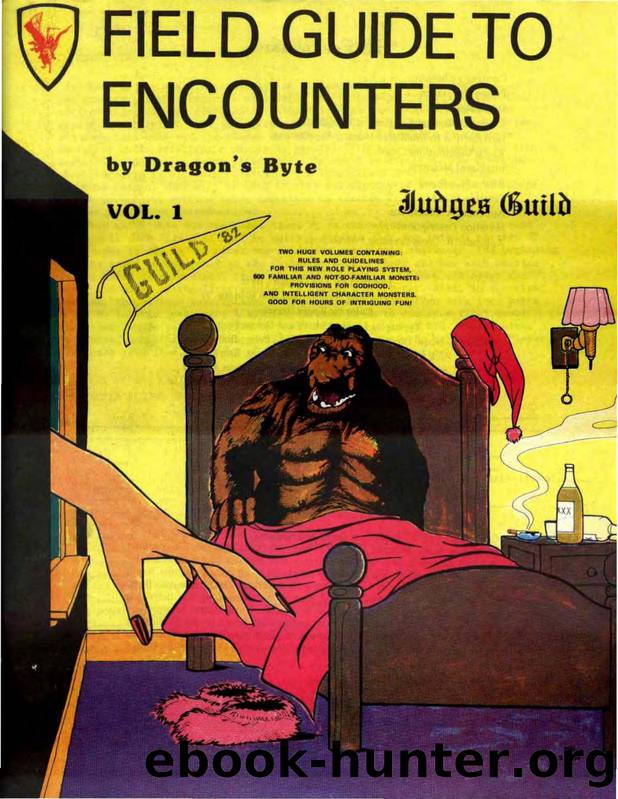 Judges Guild Field Guide to Encounters, vol 1 by Unknown
