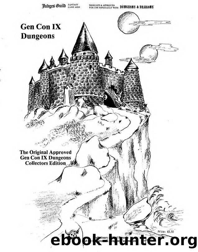 Judges Guild Gen Con 9 Dungeons D&D by Unknown