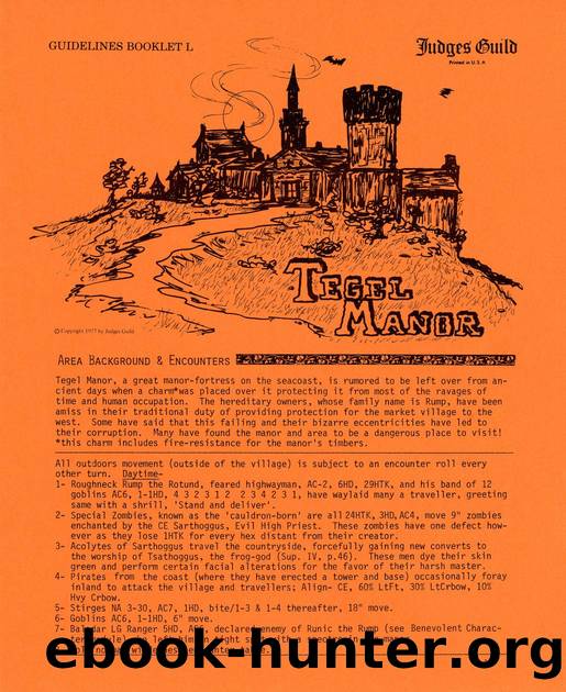 Judges Guild Guidelines Booklet L by Unknown