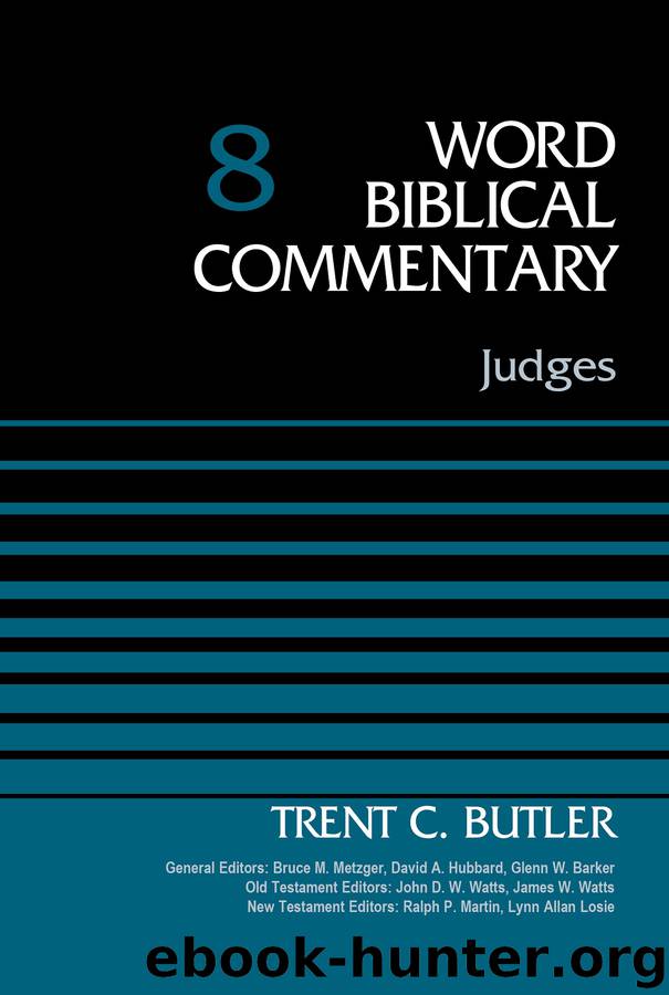 Judges, Volume 8 by Trent C. Butler