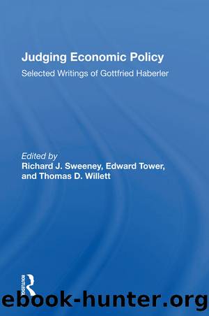 Judging Economic Policy by Richard J Sweeney