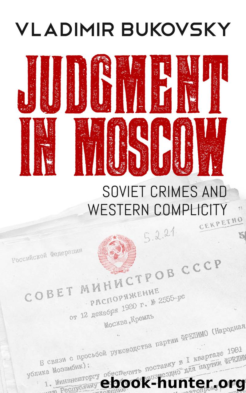 Judgment in Moscow by Vladimir Bukovsky