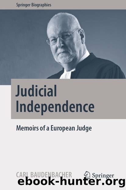 Judicial Independence by Carl Baudenbacher
