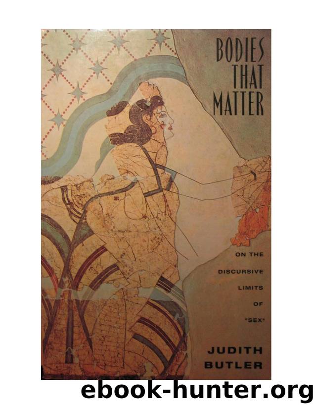 Judith Butler-Bodies That Matter  On the Discursive Limits of ''Sex''-Routledge (1993) by Illya