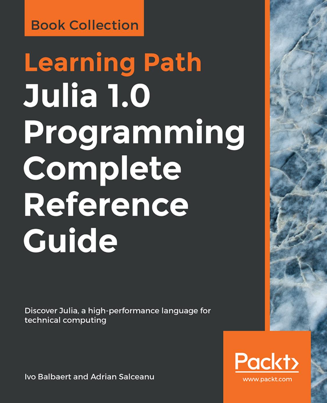 Julia 1.0 Programming Complete Reference Guide: Discover Julia, a high-performance language for technical computing by Ivo Balbaert; Adrian Salceanu