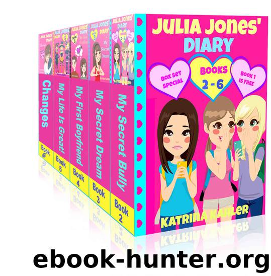 Julia Jones' Diary - Boxed Set - Books 2 to 6 by Kahler Katrina