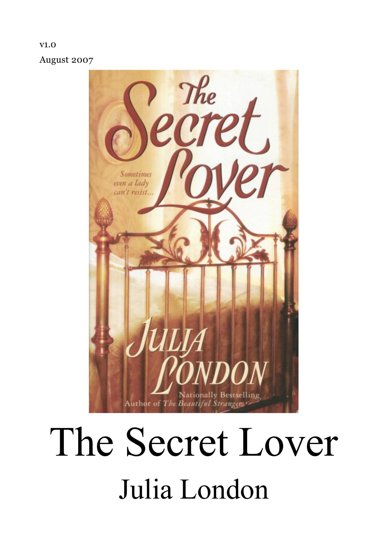 Julia London by [Rogues of Regent Street 04] The Secret Lover