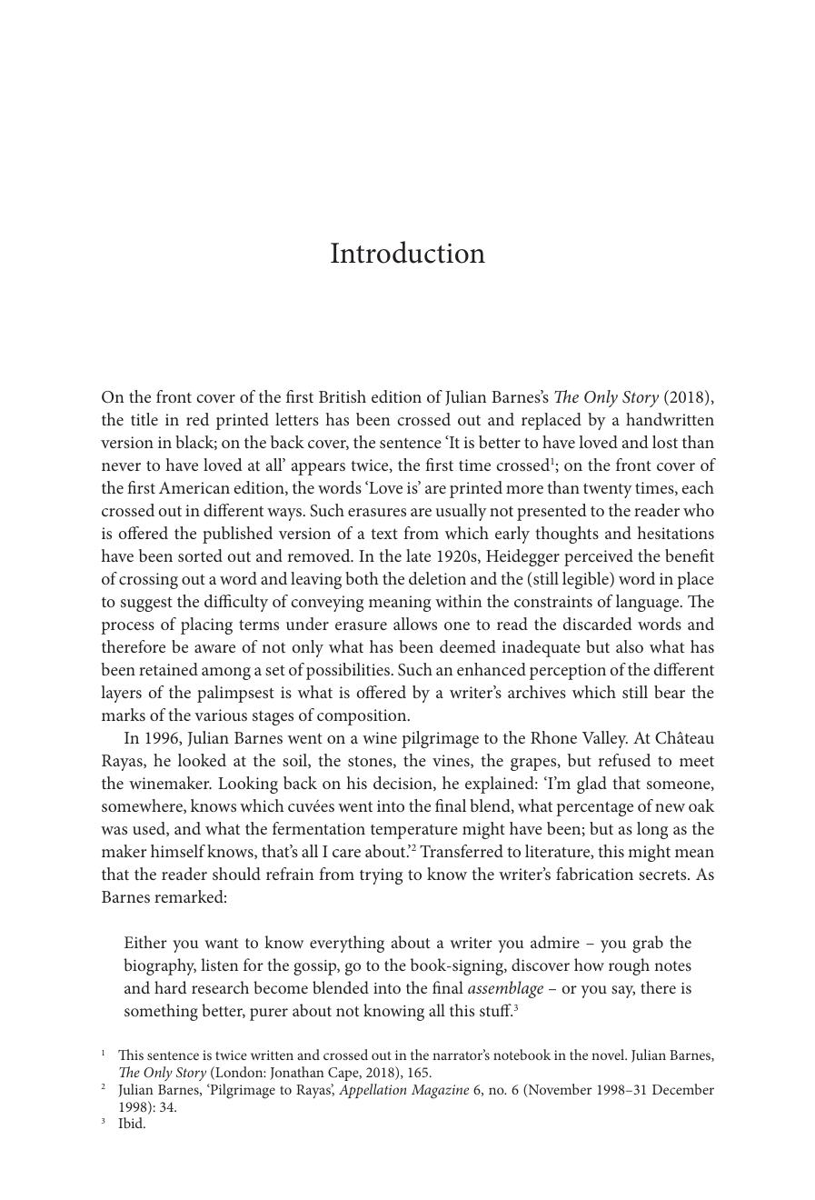Julian Barnes from the Margins: Exploring the Writer's Archives by Professor Vanessa Guignery