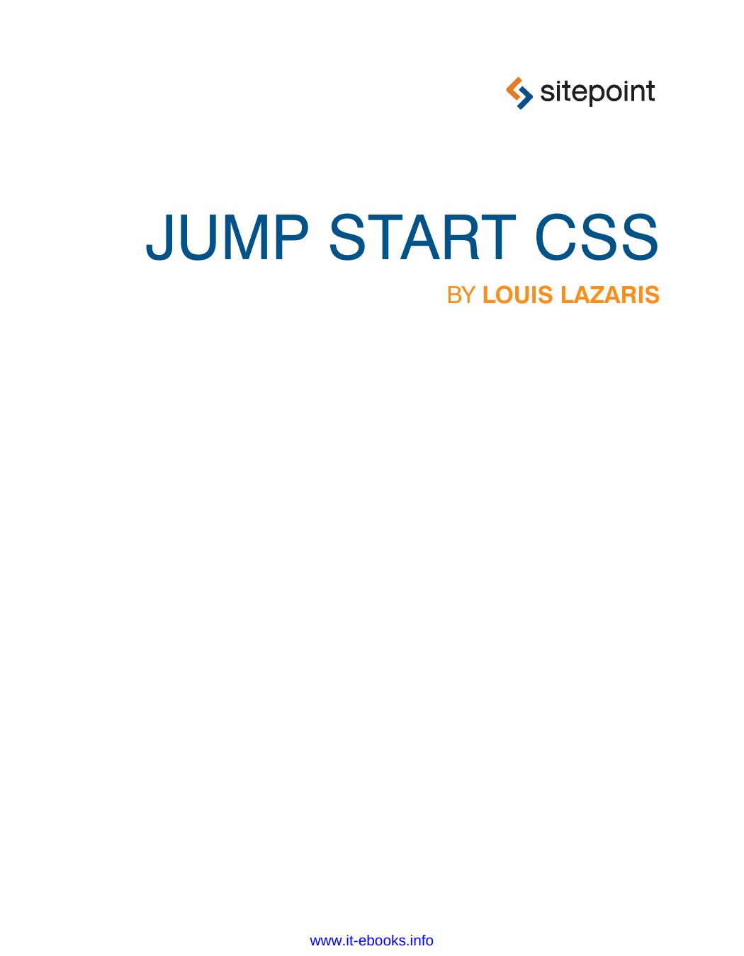 Jump Start CSS by Louis Lazaris
