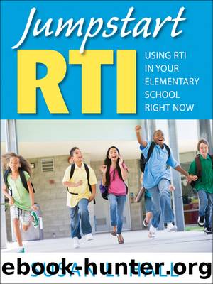 Jumpstart RTI by Hall Susan L.;
