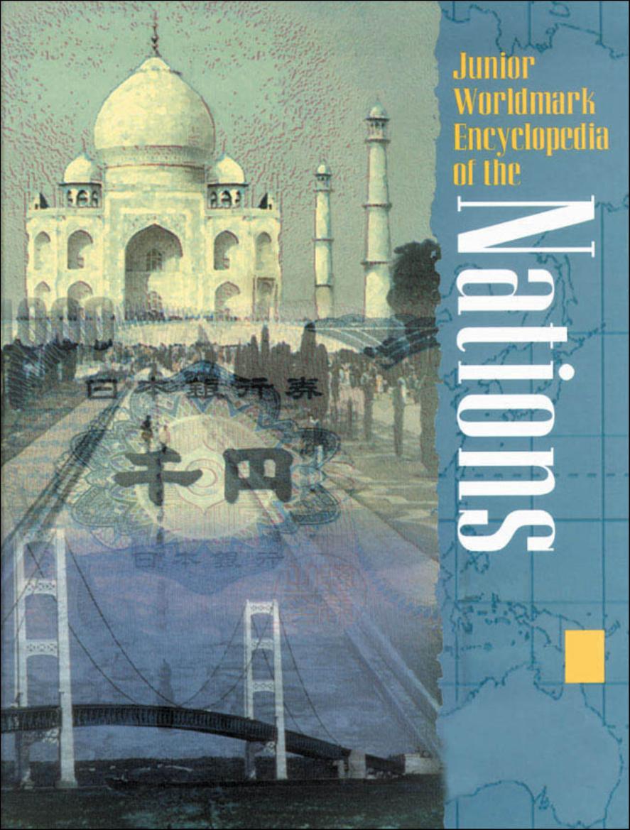 Junior Worldmark Encyclopedia of the Nations (5th edition, 10-volume set, 2007) by UXL - Gale Group
