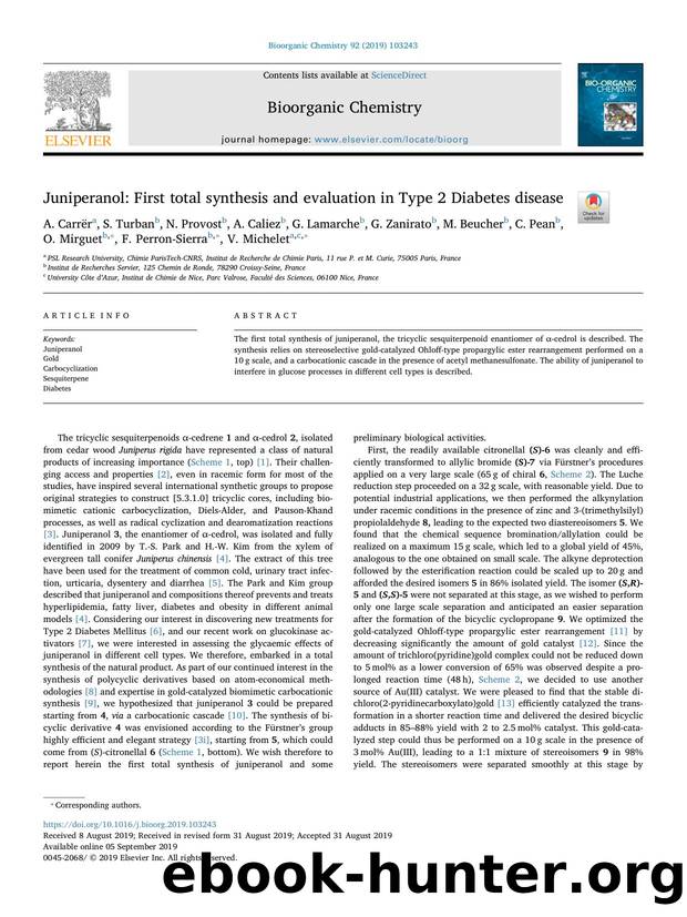 Juniperanol_ First total synthesis and evaluation in Type 2 Diabetes disease by unknow