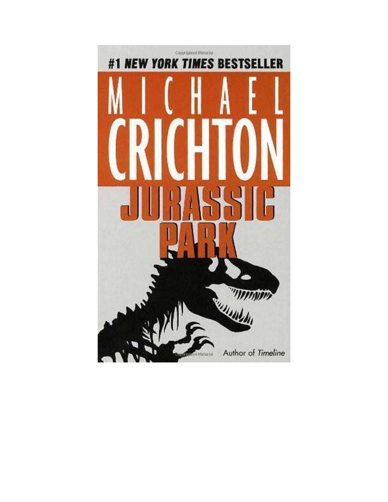 Jurassic Park by Michael Crichton