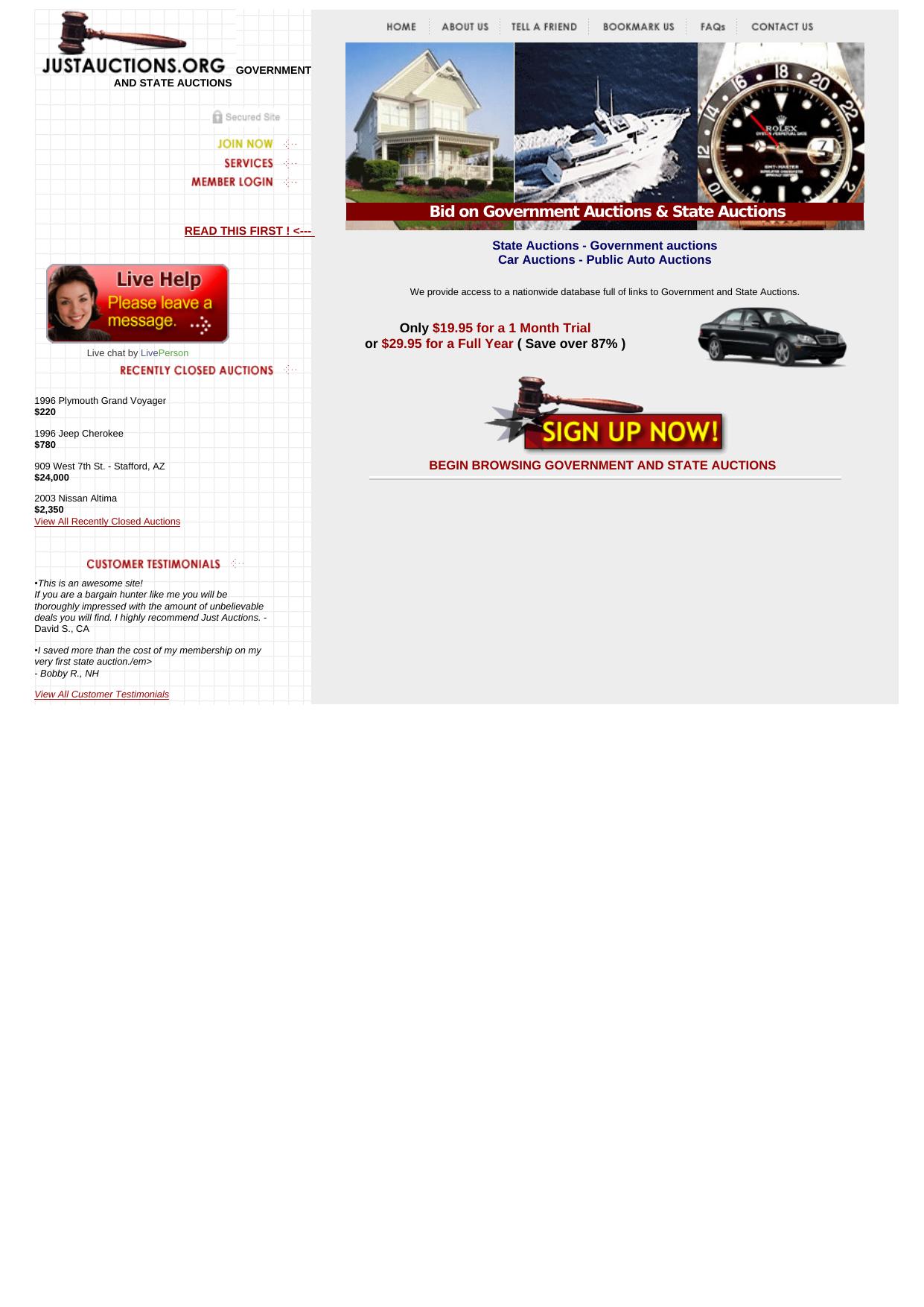 Just Auctions.org A Great Directory Of Auctions. by Best of Kuszter's Collection