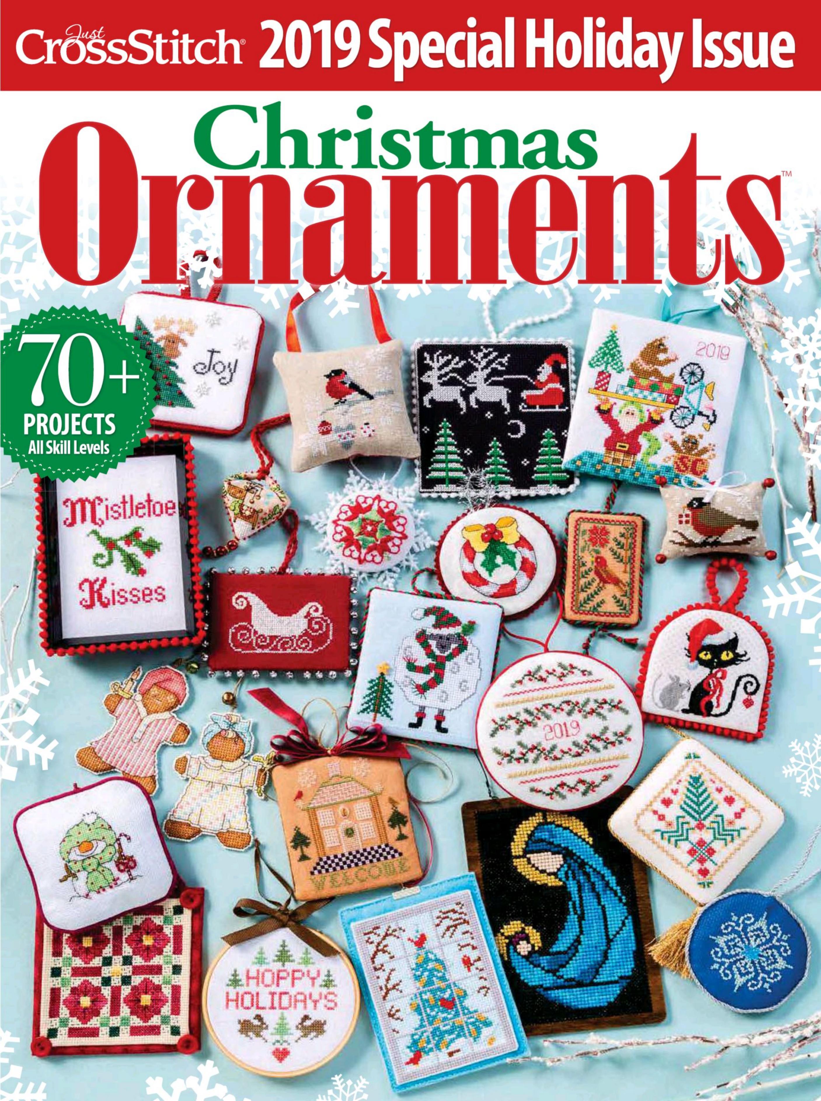 Just CrossStitch 2019 Christmas Ornaments by Unknown