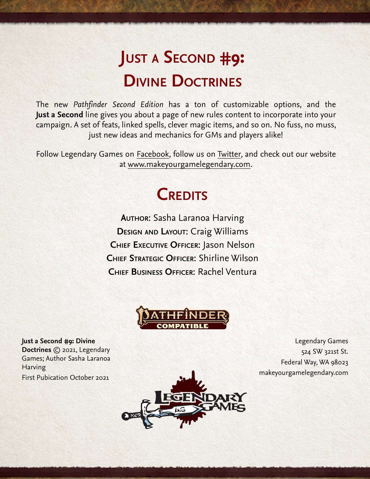 Just a Second - #9 by Divine Doctrines