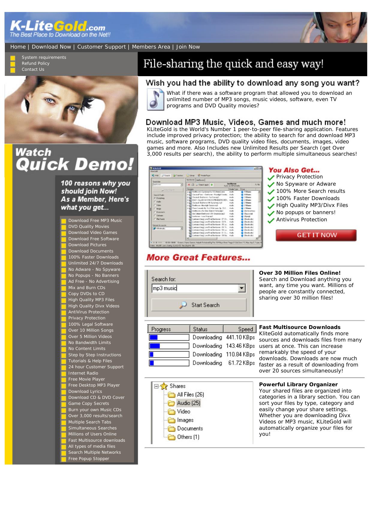 K Lite Gold - Brand New P2p Program. by Best of Kuszter's Collection