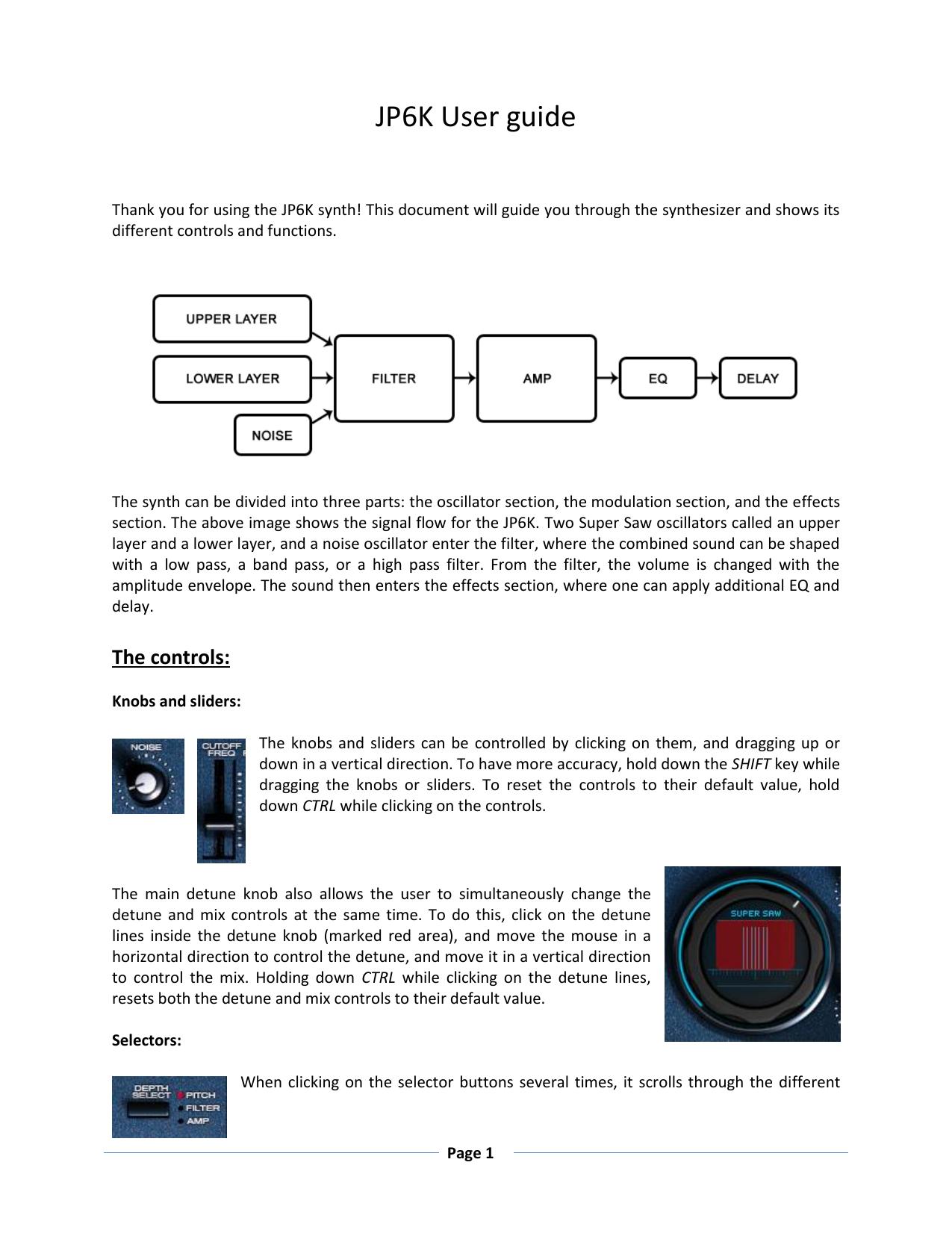 K User Manual by Adam