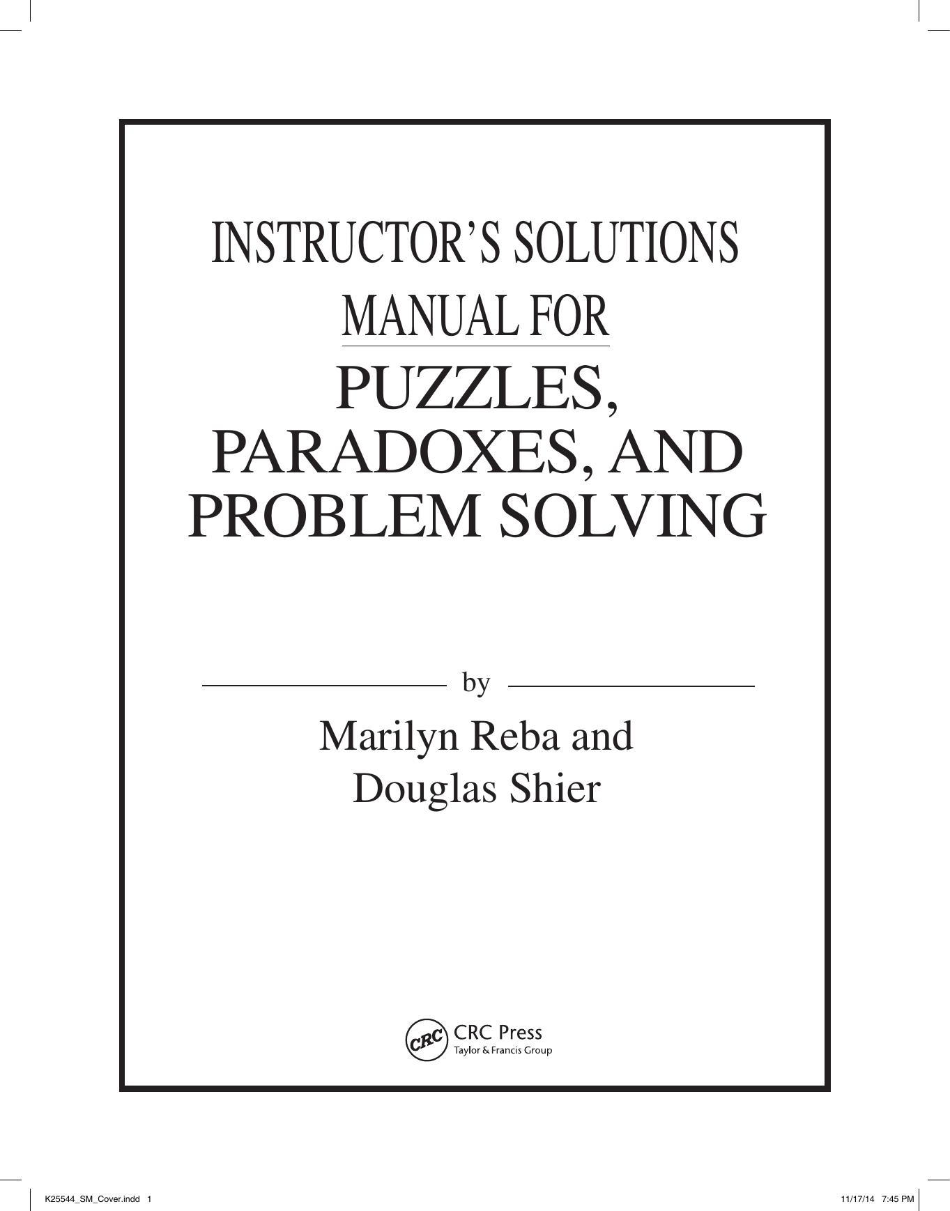 K22544 Solutions Manual by Unknown