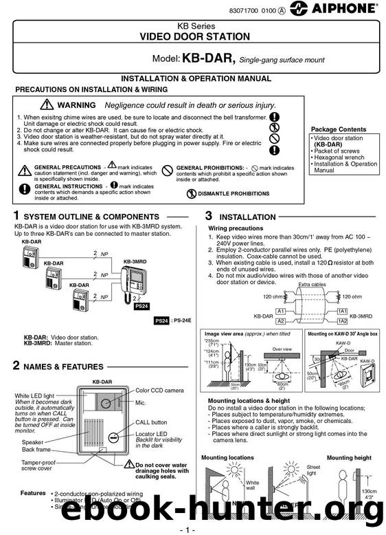 KB-DAR Install and Operation Manual by Unknown