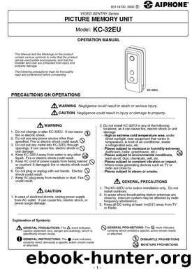 KC-32EU Operation Manual by Unknown