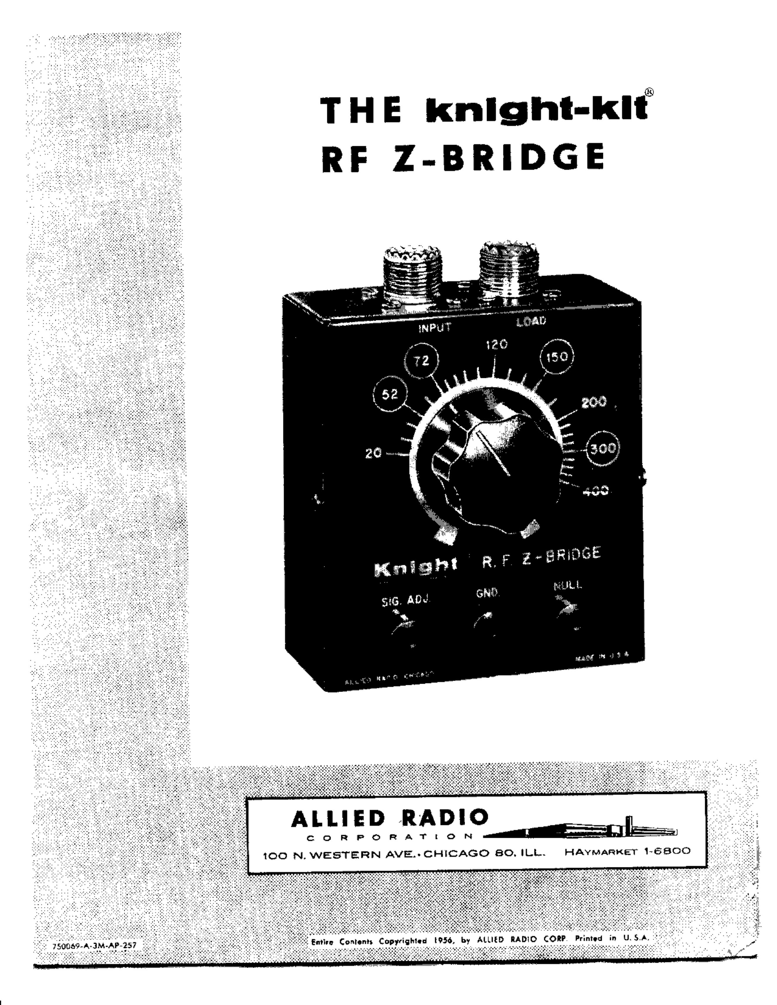 KNIGHTKIT RF Z-BRIDGE by Unknown