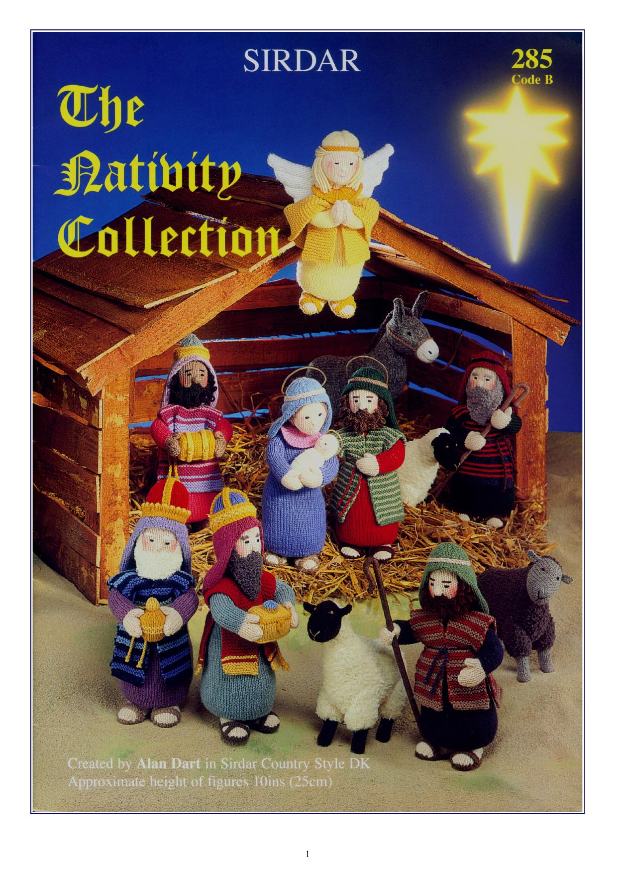 KNIT - Alan Dart - The Nativity collection by Meg Allcock