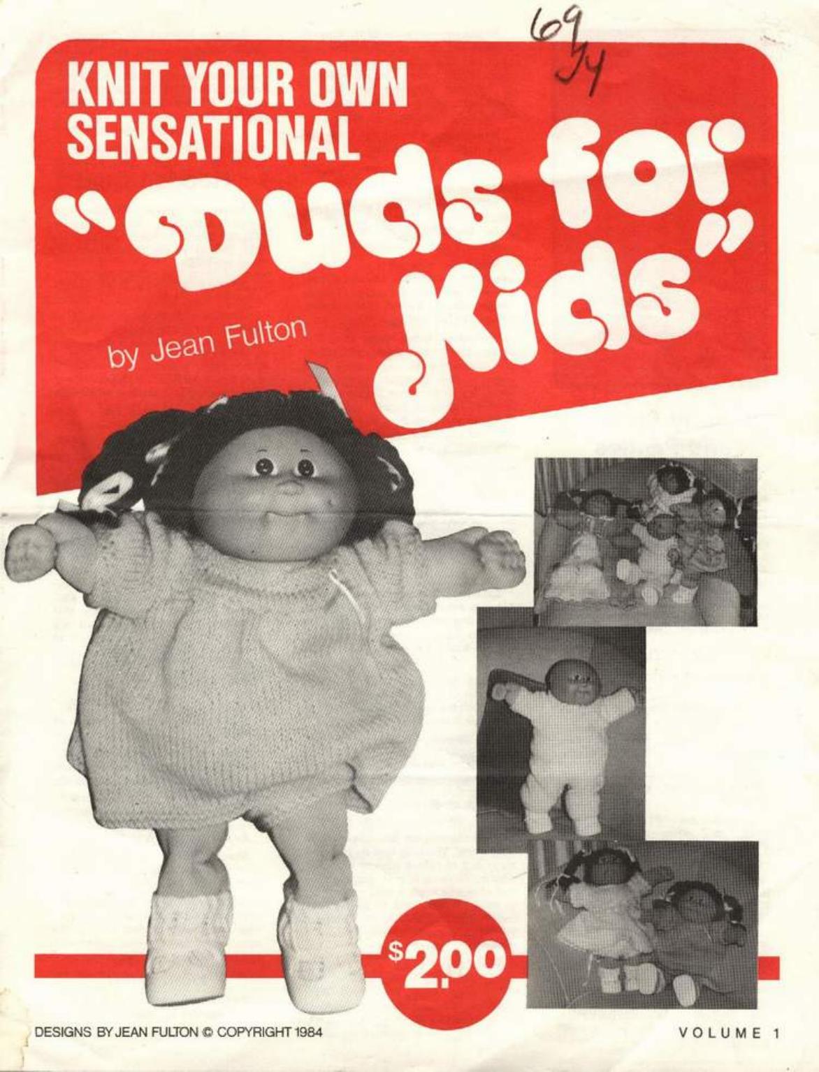 KNIT - Jean Fulton by Knit your own sensational Duds for Kids