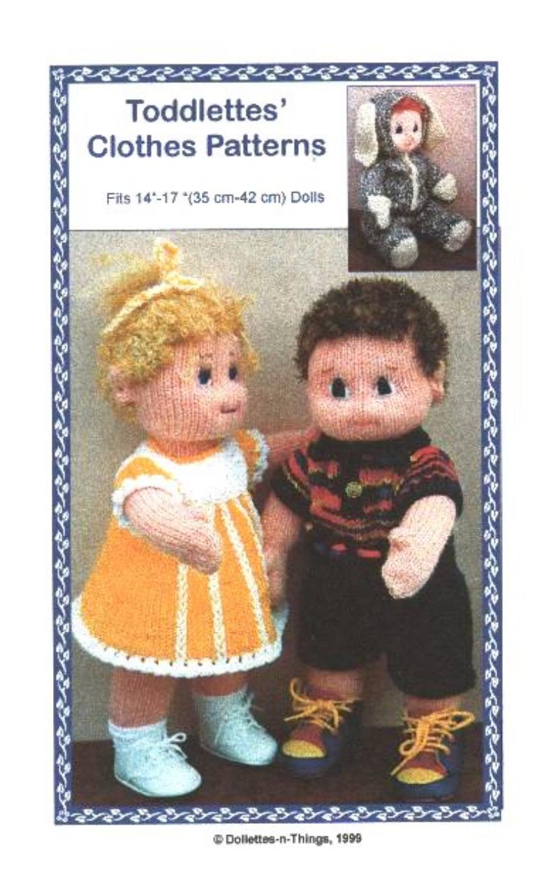 KNIT by Toddlettes' Clothes Patterns