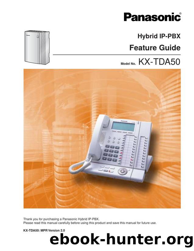 KX-TDA50 Feature Guide 2-0 by Unknown