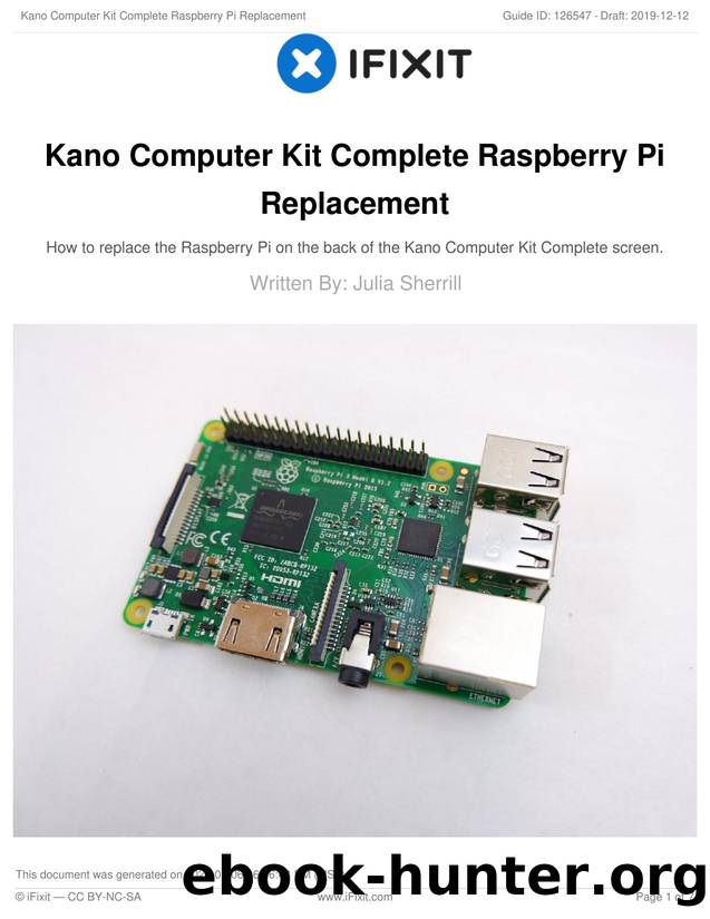Kano Computer Kit Complete Raspberry Pi Replacement by Unknown