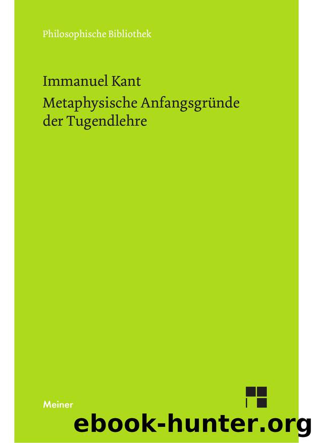 Kant by Philosophische Bibliothek (9783787329915)