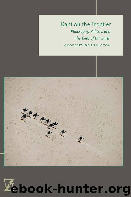 Kant on the Frontier by Bennington Geoffrey;