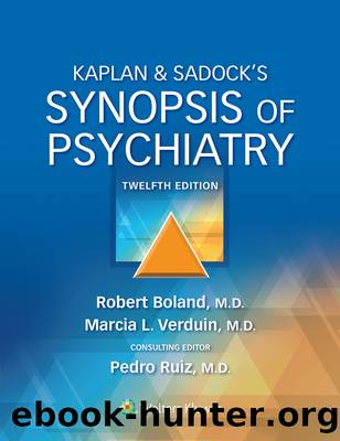 Kaplan & Sadock's Synopsis of Psychiatry by Unknown