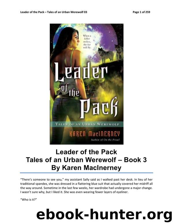 Karen MacInerney_Urban Werewolf 03 by Leader of the Pack