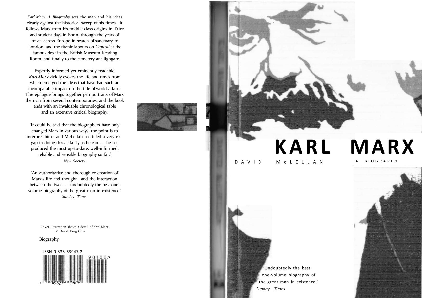 Karl Marx: A Biography by David McLellan