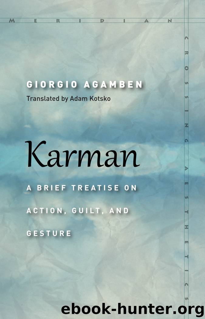 Karman by Giorgio Agamben