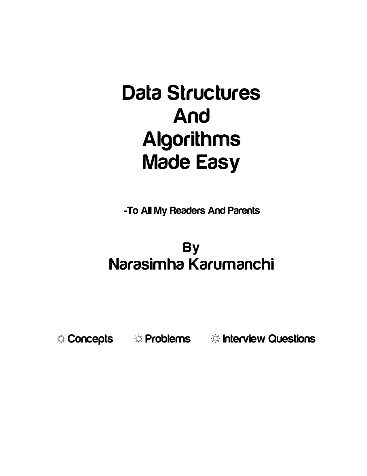 Karumanchi N. Data Structures and Algorithms Made Easy...2020 by Unknown