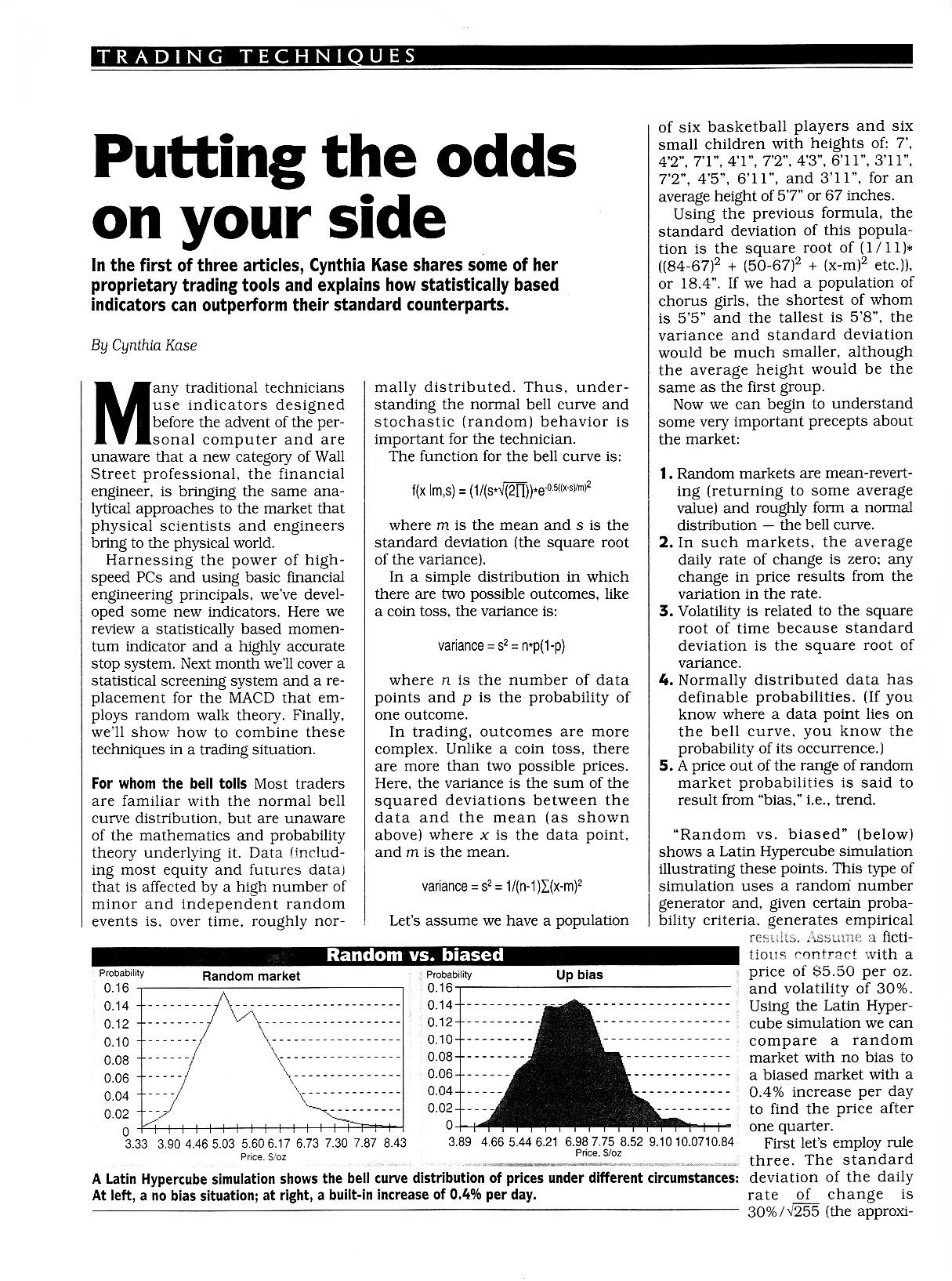 Kase, Cynthia A. --- Putting the Odds on Your Side (pdf) by Unknown